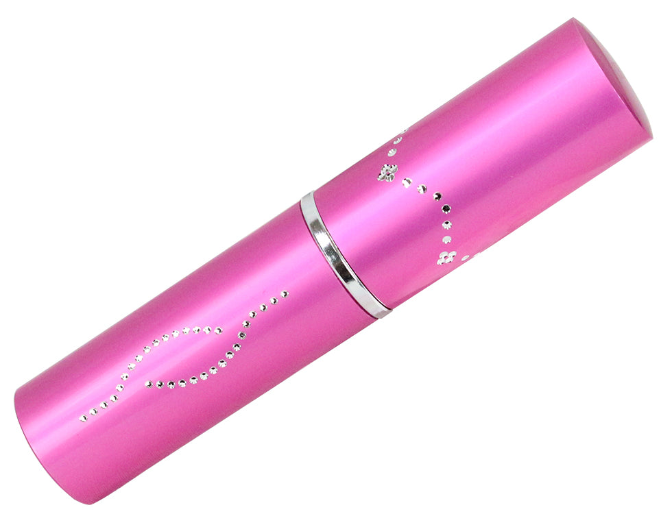 5" Pink DefenderXtreme Lipstick Stungun with Flashlight