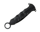 10" Defender Extreme Spring Assisted Black Knife with Stainless Steel Blade