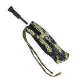 8.5" Woodland Camo Spring Assisted Knife with Fire Starter & Whistle