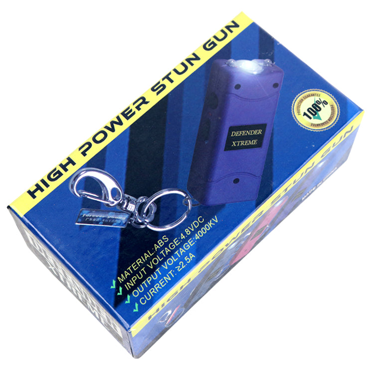 Defender-Xtreme 3 Million Volt Purple Flashlight Stun Gun