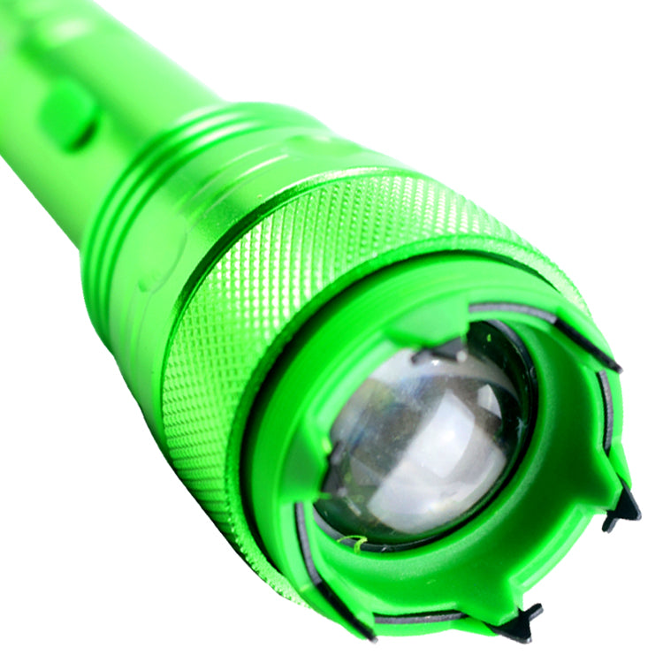 Hunt-Down High Powered Tactical Green Flashlight Self Defense Stun Gun