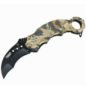 Defender-Xtreme 7.5" Ball Bearing Folding Knife Tactical Rescue With Belt Clip