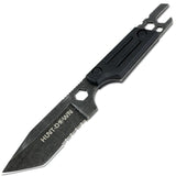 Hunt-Down 9.5" Fixed Blade Hunting Knife With Sheath - All Black Color