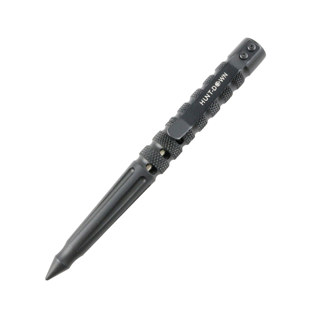 Hunt-Down New Powerful 6" Black Survival Tactical Pen For Self Defense