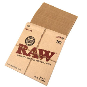 Raw Parchment Squares 5x5 - 100 Per Box