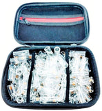 75ct Glass Tips in Arsenal Tools Pipe Case Super Size