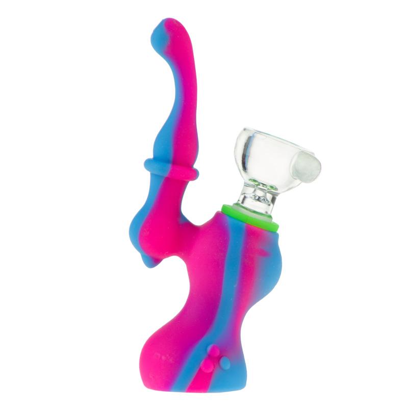 2 Part Silicone Sherlock Bubbler **Turns into Ash Catcher!!**