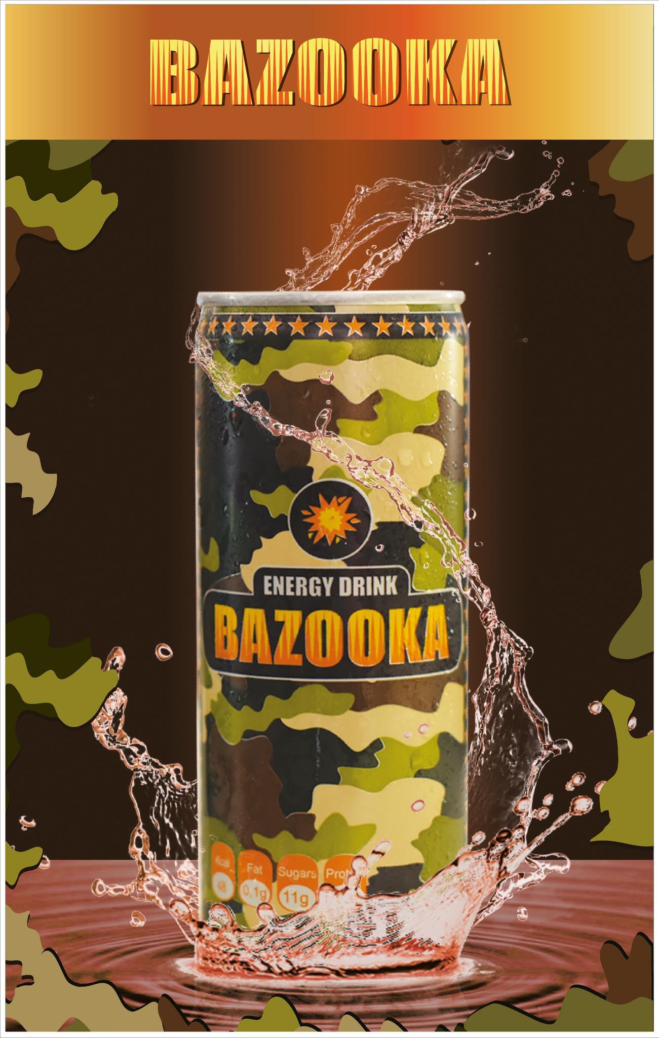 Bazooka Energy Drink 8oz (24ct)