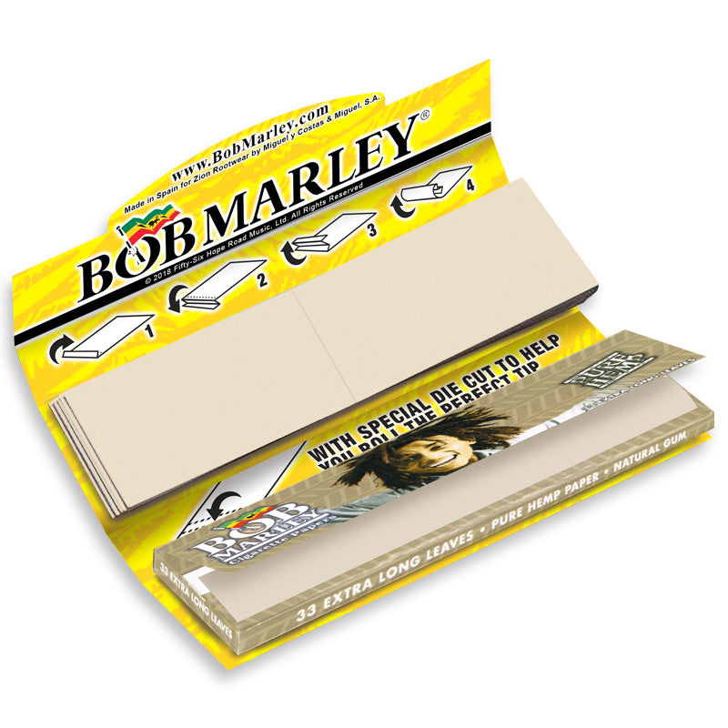 Bob Marley Unbleached Organic King Size Rolling Paper