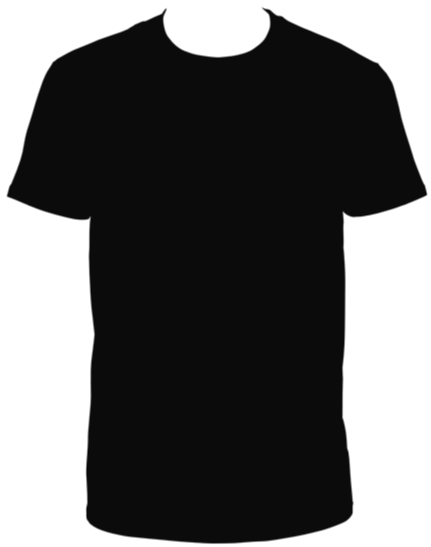 Black Round Neck Tee Shirt