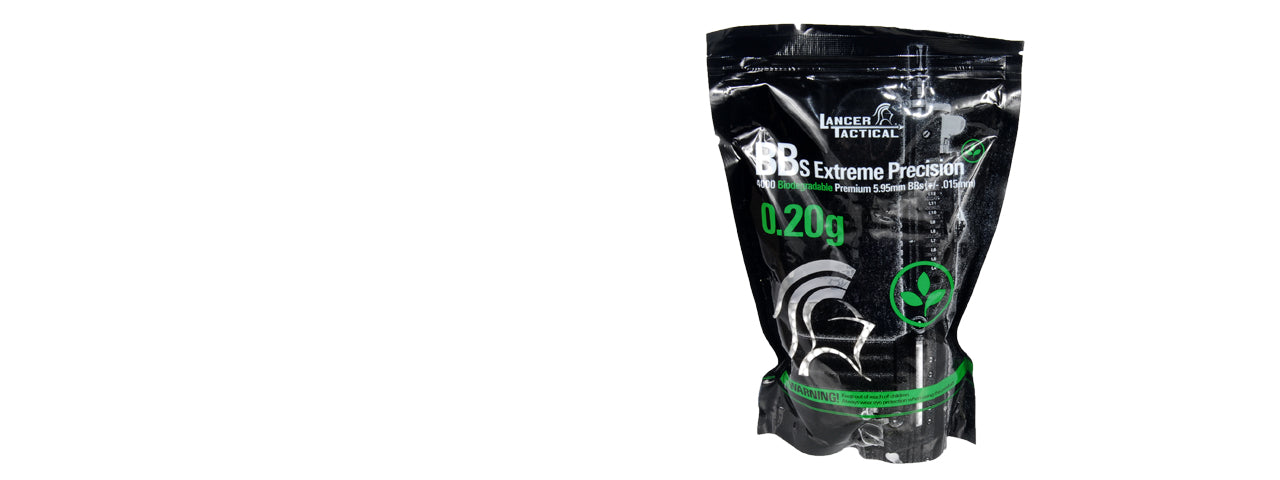 SCA-104 0.2g Bio-Degradable Seamless BB's - 4000 Rounds