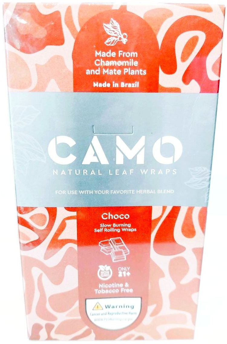 Camo Natural Leaf Wraps - Blueberry