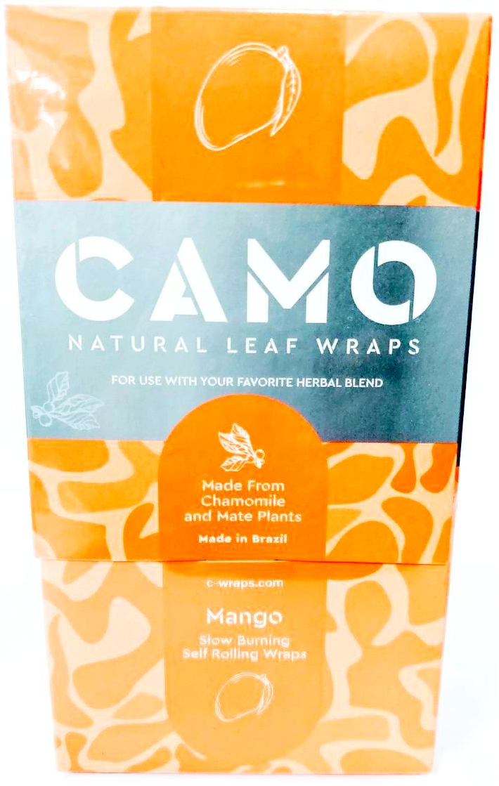 Camo Natural Leaf Wraps - Blueberry