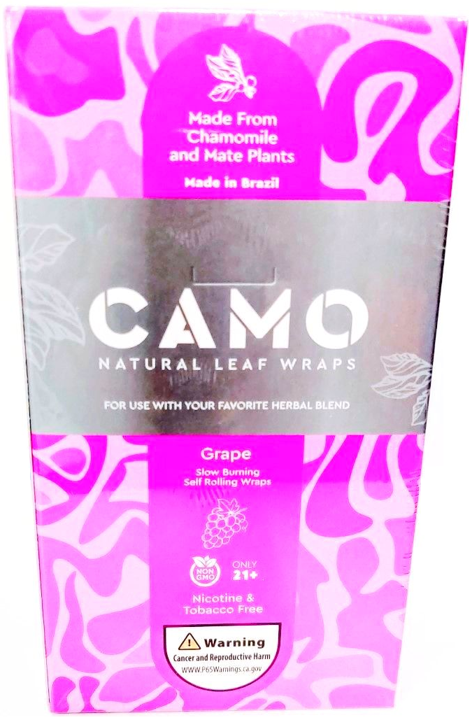 Camo Natural Leaf Wraps - Watermelon