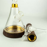 CONNECT WOOD AND GLASS WATER PIPE