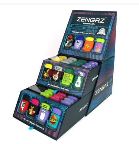 ZENGAZ LIGHTER DISPLAY 48CT