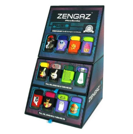 ZENGAZ LIGHTER DISPLAY 48CT