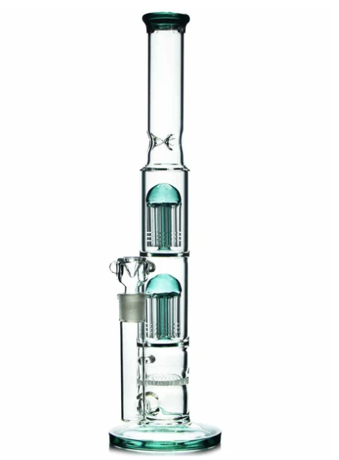 17'' DOUBLE PERC WATER PIPE