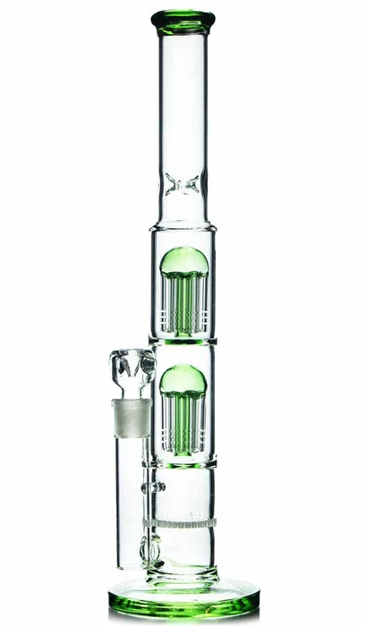 17'' DOUBLE PERC WATER PIPE