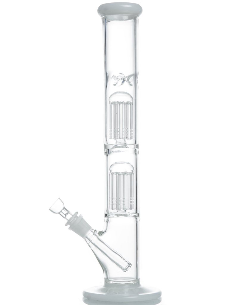 Double Mushroom Perc Water Pipe