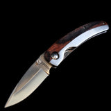 Stainless Steel Wood Handle Combo Knife