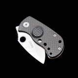 Gray Patchwork Mini Knife