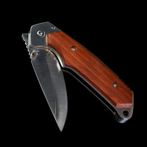 Protruding Wooden Handle Knife