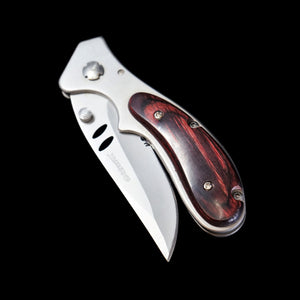 Cherry Oak Handle Knife