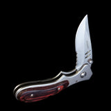 Cherry Oak Handle Knife