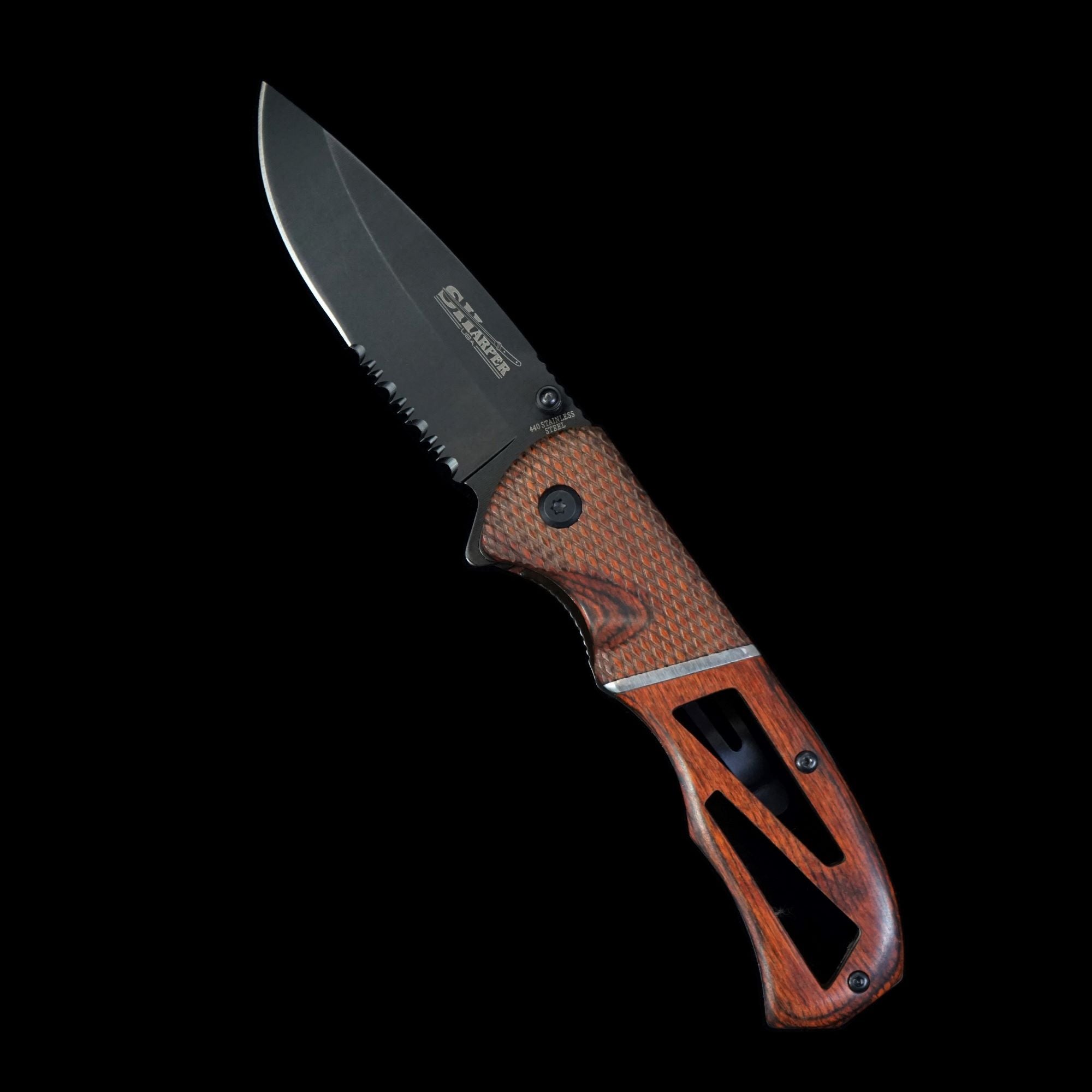 Shedia Wood Handle Knife