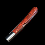 Cherry Oak Grip XL Knife w/ Sheath