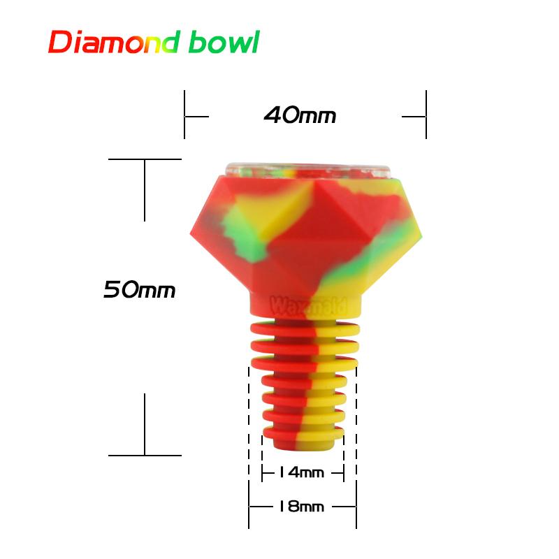 Waxmaid Diamond (Silicone + Glass) Bowl