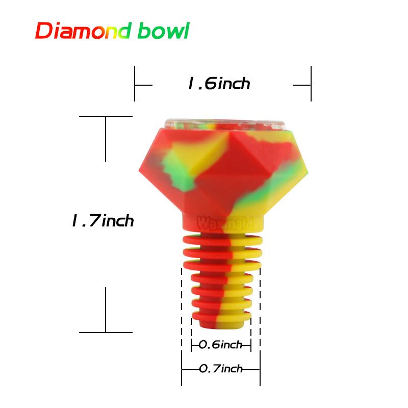 Waxmaid Diamond (Silicone + Glass) Bowl