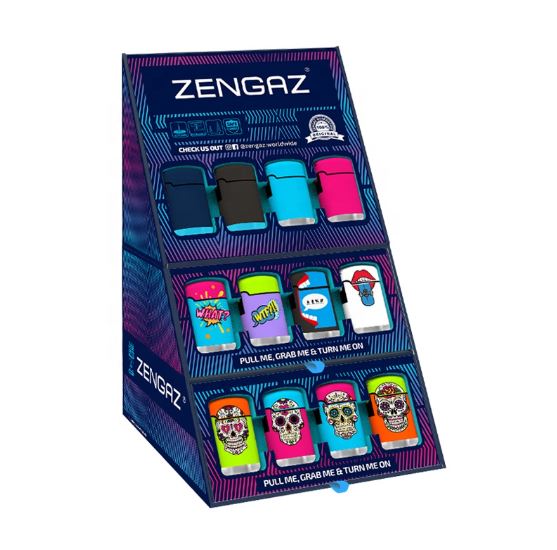 ZENGAZ LIGHTER DISPLAY 48CT