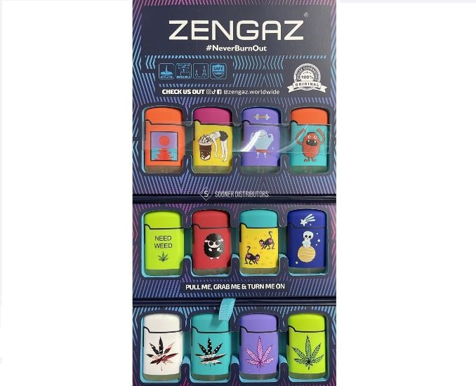 ZENGAZ LIGHTER DISPLAY 48CT