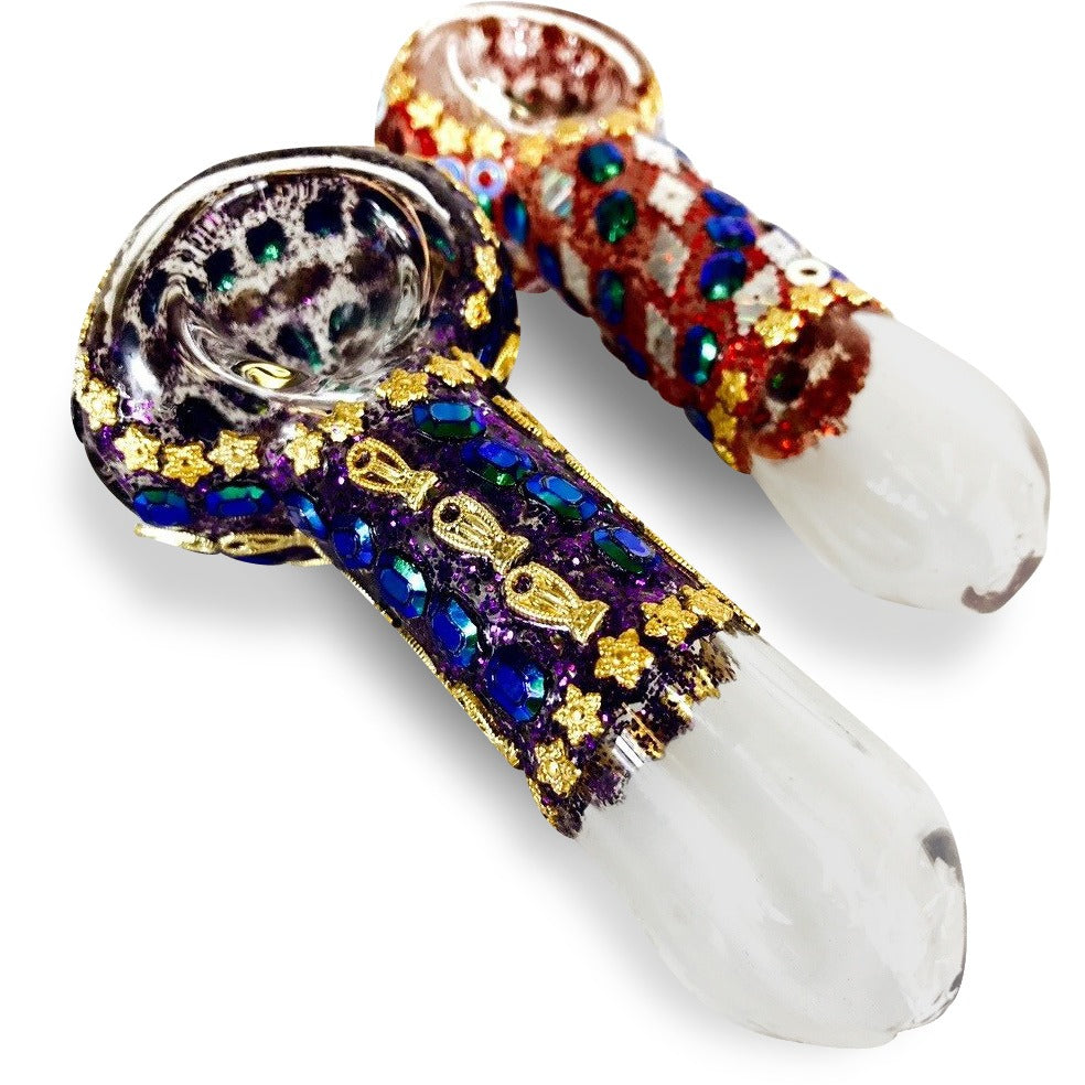 Bedazzled Glass Pipe