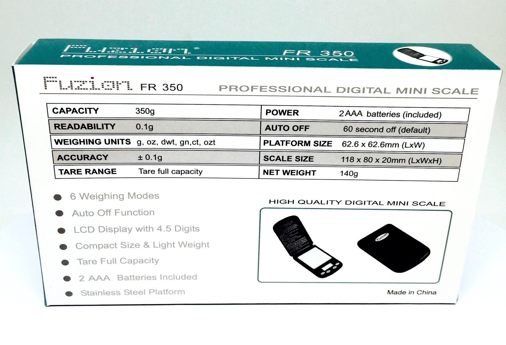 Fuzion FR-350 Scale