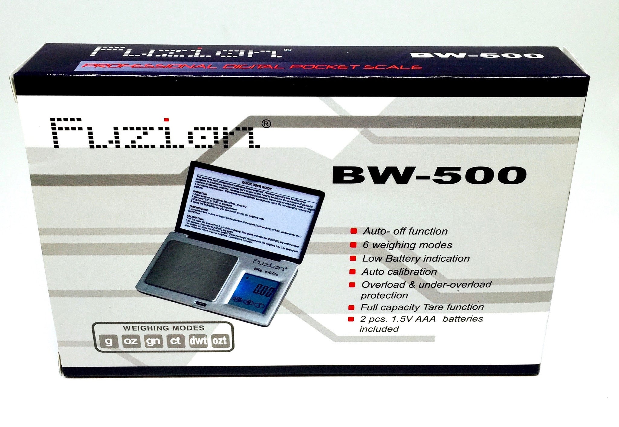BW-500 Fuzion .01 Gram Scale