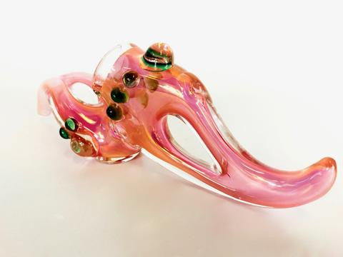 Special Design Gold Fume Glass Pipe