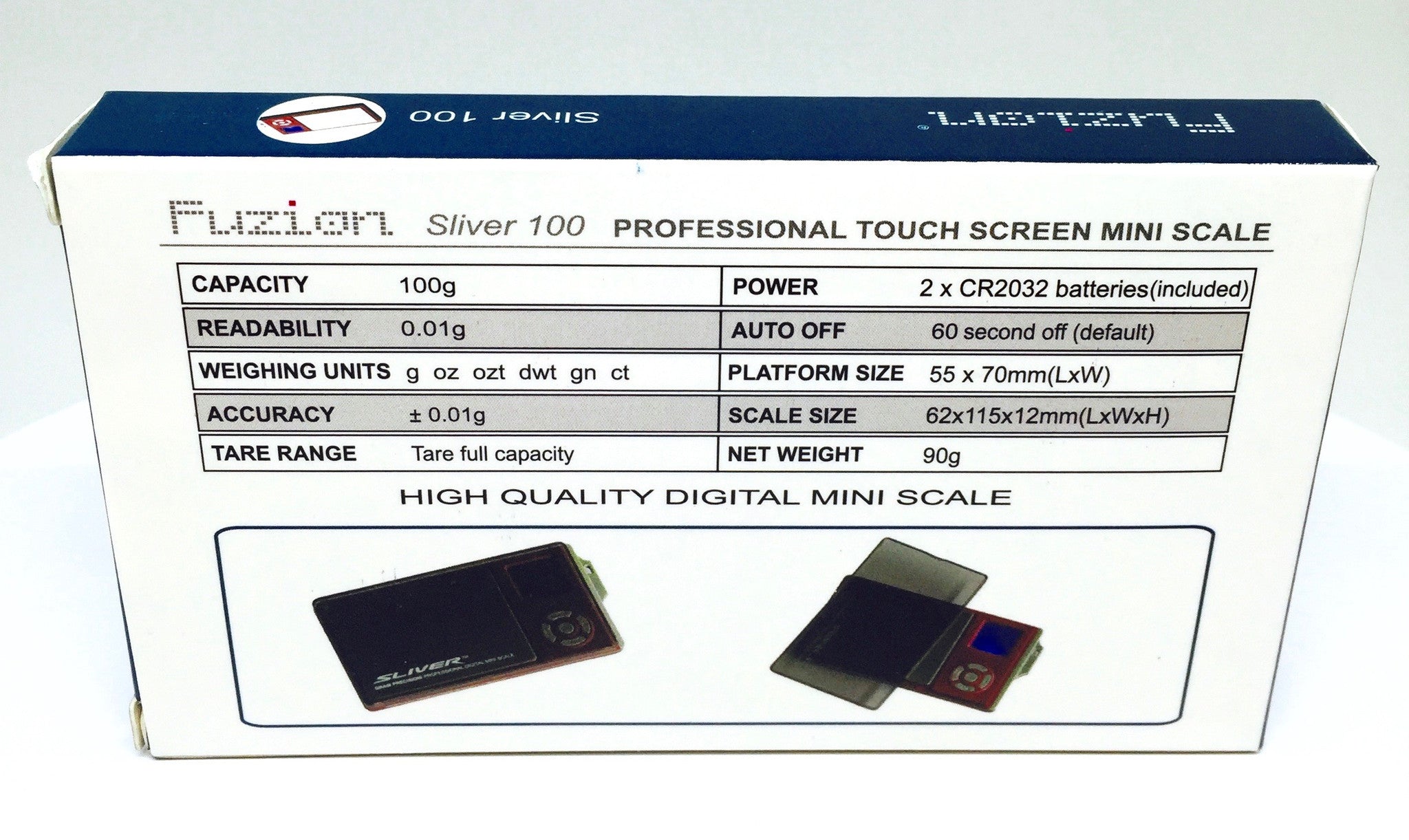 Sliver 100 Fuzion .01 Gram Scale