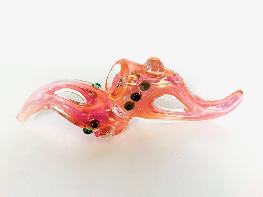 Special Design Gold Fume Glass Pipe