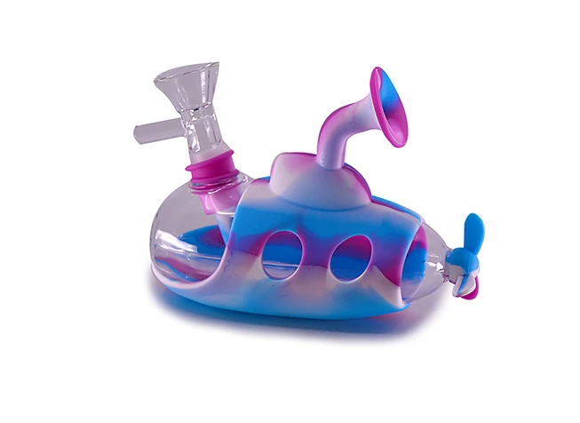 SILICONE WATER PIPE SUBMARINE