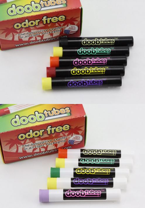 BLACK & WHITE DOOB TUBES BOX OF 25CT