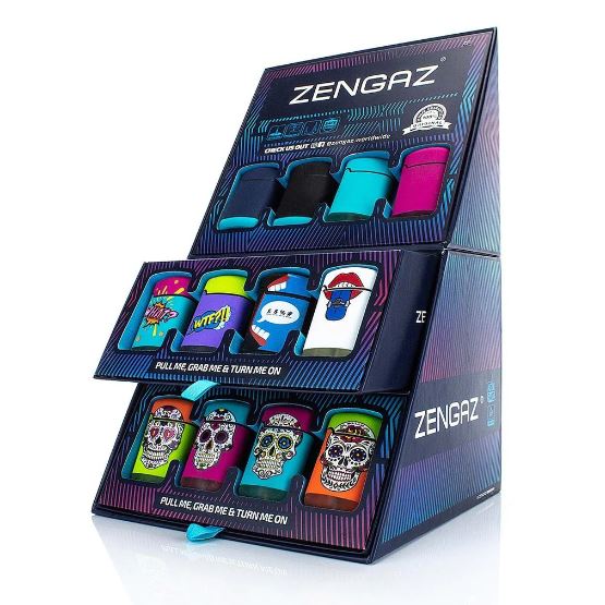 ZENGAZ LIGHTER DISPLAY 48CT