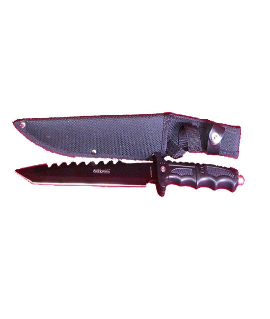 Tanto Serrated Blade Hunting Knife