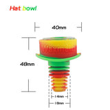 Waxmaid Hat (Silicone + Glass) Bowl