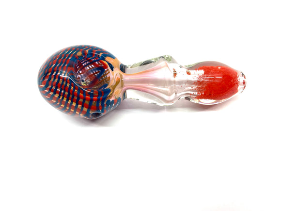 GLASS HAND PIPE COLORFUL