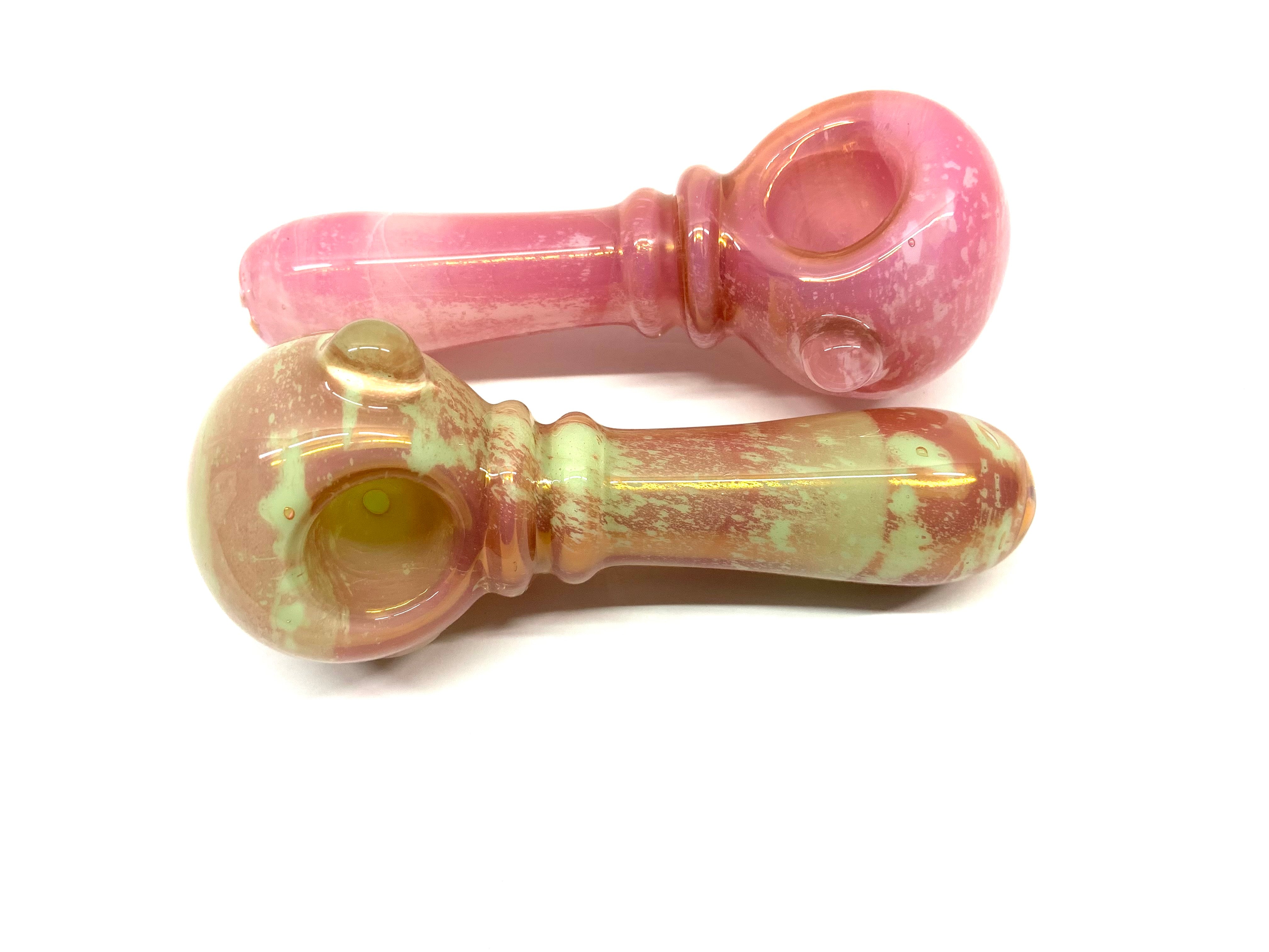 GLASS HAND PIPE NEW