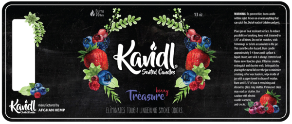 Buy 1 get 1 free Kandl Smoke Odor Eliminating Scented Candle by Afghan Hemp