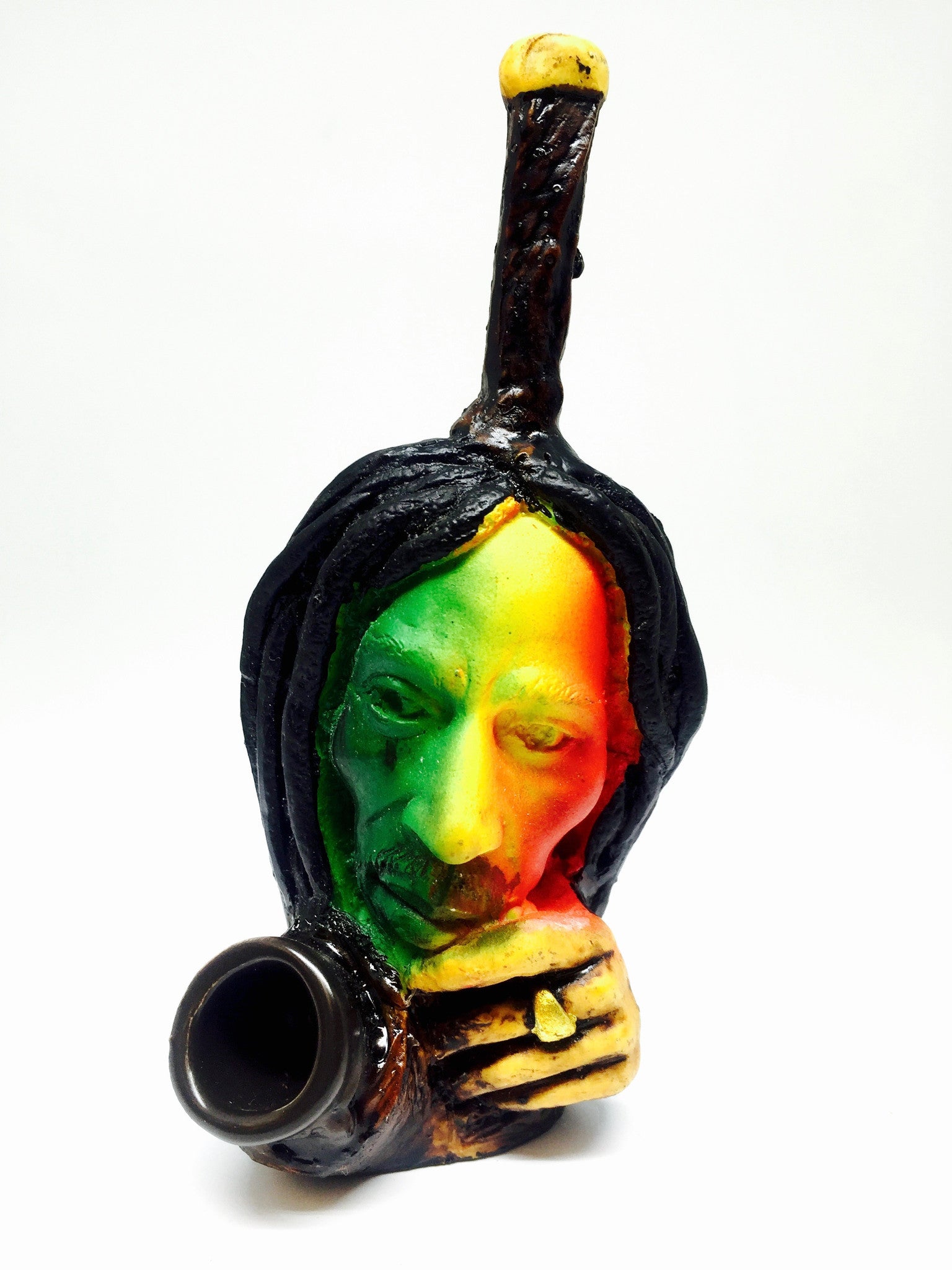 Rasta Bob Resin Pipe